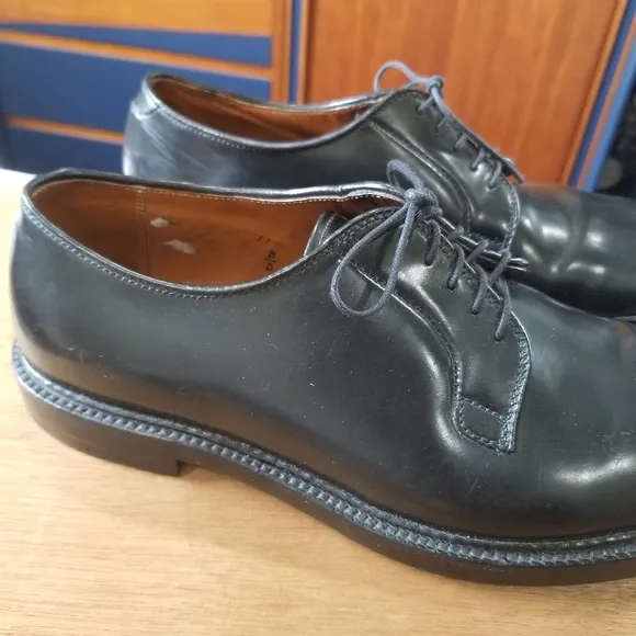 ALDEN Bootmaker Edition Size 11 B/D Black Leather