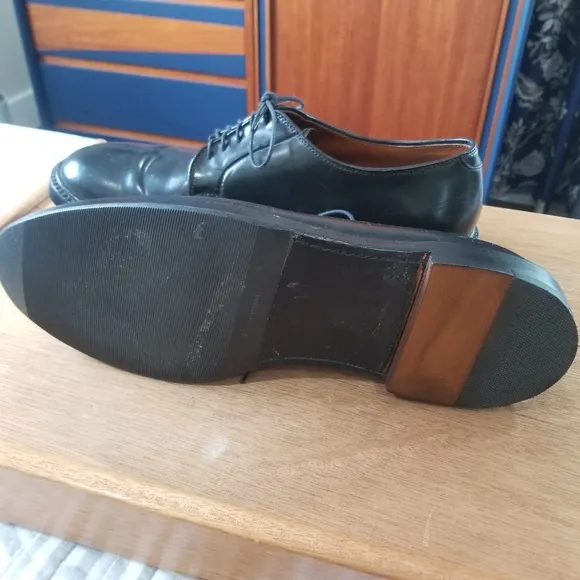 ALDEN Bootmaker Edition Size 11 B/D Black Leather