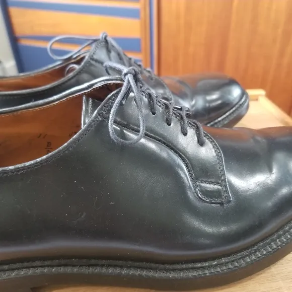 ALDEN Bootmaker Edition Size 11 B/D Black Leather