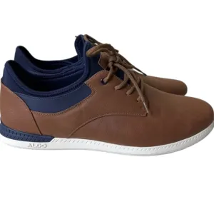 Aldo Shoes Mens US 12 Cognac Brown Chandler Hybrid Lace Up Casual
