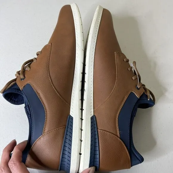 Aldo Shoes Mens US 12 Cognac Brown Chandler Hybrid Lace Up Casual