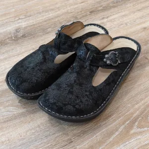 Alegria Black Women's Slip-On Shoes size 38 Euro ( 8 US)
