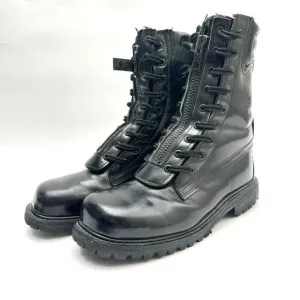 All American Boot MFG Men's 5W (Fits Women's ~8.5) Leather Center Zip Steel Toe