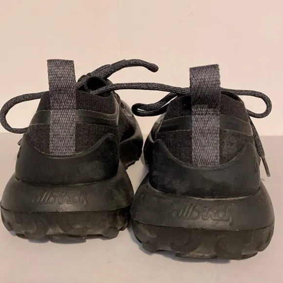 Allbirds Womens Black SWT Ripstop Low Top Lace Up Trail Runners Shoes