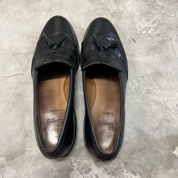 Allen Edmonds Bridgeton USA Black Slip On Loafer Tassel Dress Shoes - Men's 13D
