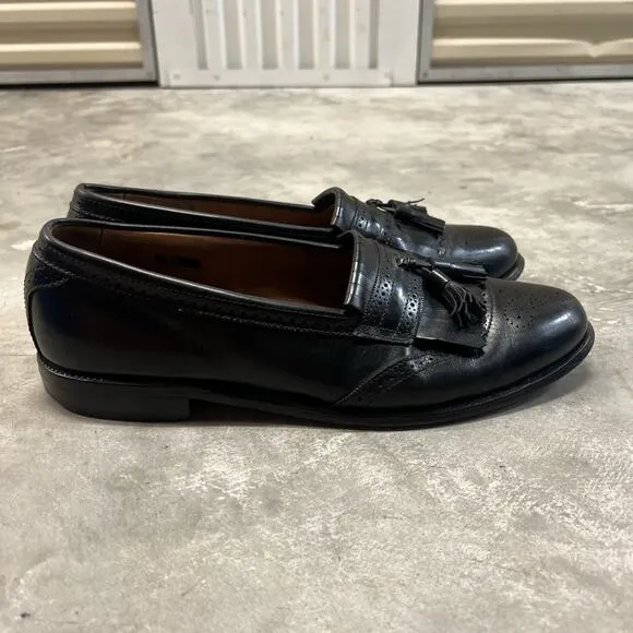Allen Edmonds Bridgeton USA Black Slip On Loafer Tassel Dress Shoes - Men's 13D