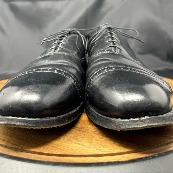 Allen Edmonds Byron Men’s 11D Cap Toe Oxford Black Shoes