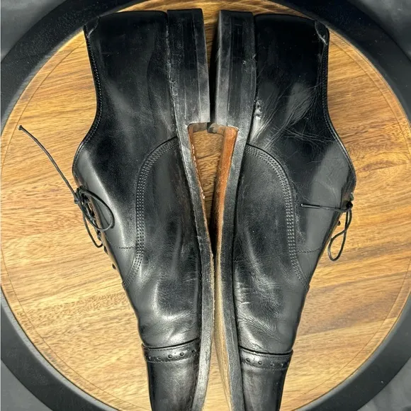 Allen Edmonds Byron Men’s 11D Cap Toe Oxford Black Shoes