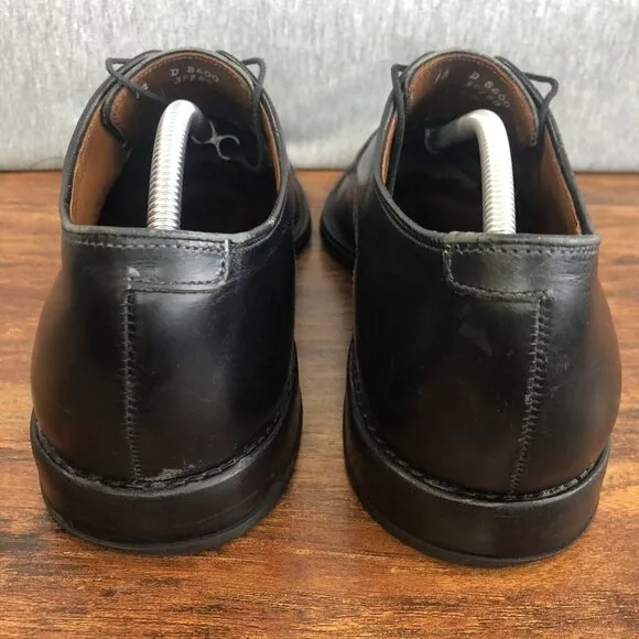 Allen Edmonds Madison Ave Mens Size 12 D Oxford Black Leather Cap Toe Shoes