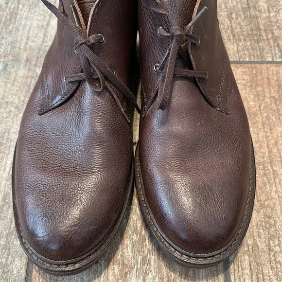 Allen Edmonds‎ Men’s Sz 10 Brown Leather Discovery Lace Up Chukka Boots