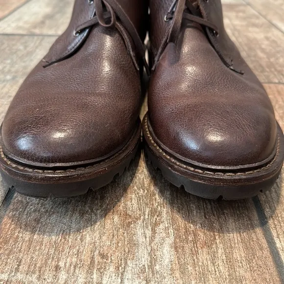Allen Edmonds‎ Men’s Sz 10 Brown Leather Discovery Lace Up Chukka Boots