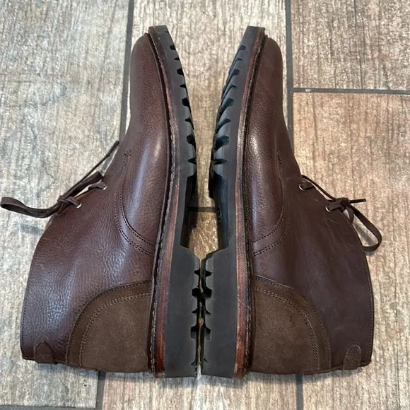 Allen Edmonds‎ Men’s Sz 10 Brown Leather Discovery Lace Up Chukka Boots