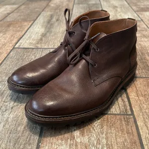 Allen Edmonds‎ Men’s Sz 10 Brown Leather Discovery Lace Up Chukka Boots