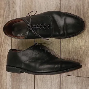 ALLEN EDMONDS Park Avenue Black Leather Cap‎ Toe Sz 10 EEE Mens Dress Shoes
