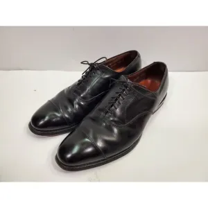 Allen Edmonds Park Avenue Shoes‎ Size 8.5 D Cap Toe Oxford Black Leather Lace Up