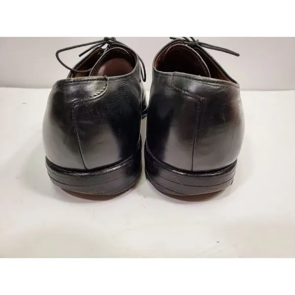 Allen Edmonds Park Avenue Shoes‎ Size 8.5 D Cap Toe Oxford Black Leather Lace Up