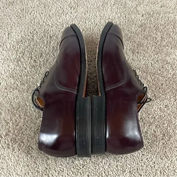 Allen Edmonds Shoes Men’s Size 10 Oxford Park Avenue Dark Cap Toe #5675