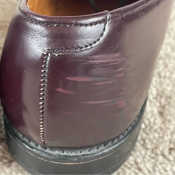 Allen Edmonds Shoes Men’s Size 10 Oxford Park Avenue Dark Cap Toe #5675