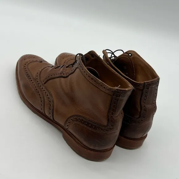 Allen Edmonds Stirling Men’s Size 13D Wingtip Brogue Oxford Lace up Boots.