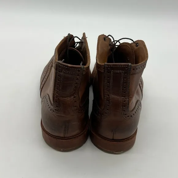 Allen Edmonds Stirling Men’s Size 13D Wingtip Brogue Oxford Lace up Boots.