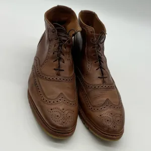 Allen Edmonds Stirling Men’s Size 13D Wingtip Brogue Oxford Lace up Boots.