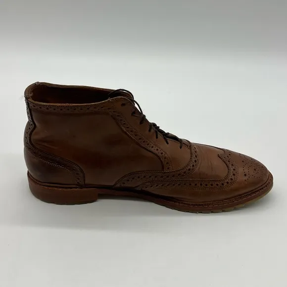 Allen Edmonds Stirling Men’s Size 13D Wingtip Brogue Oxford Lace up Boots.