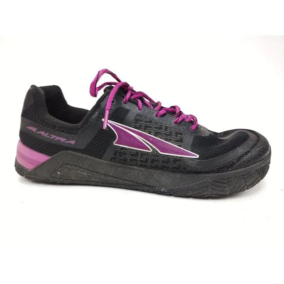 Altra HiiT XT Black Purple Training Shoes Low Top Lace Up Womens Size 9