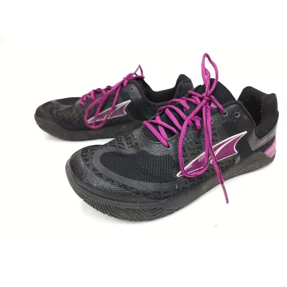 Altra HiiT XT Black Purple Training Shoes Low Top Lace Up Womens Size 9
