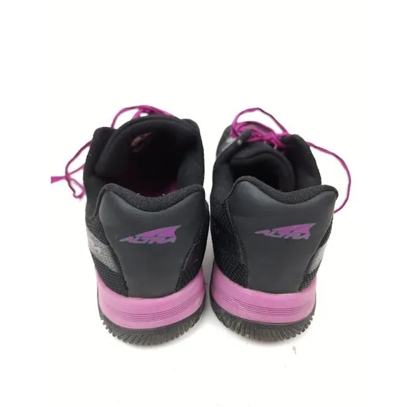 Altra HiiT XT Black Purple Training Shoes Low Top Lace Up Womens Size 9