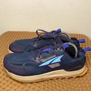 Altra Lone Peak 7 Men's Sz 8 Blue Orange Trail Running Hiking Shoes AL0A7R6H445