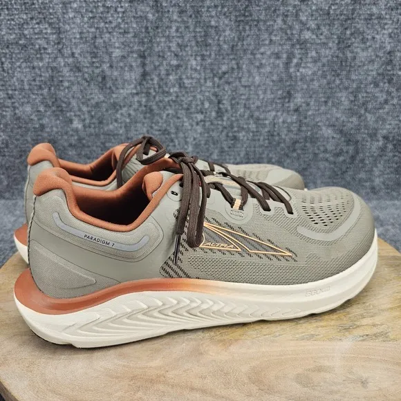 Altra Paradigm 7 Mens Size 11.5 Gray Footshaped Zero Drop Running Shoes