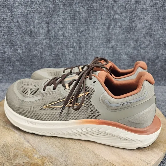 Altra Paradigm 7 Mens Size 11.5 Gray Footshaped Zero Drop Running Shoes
