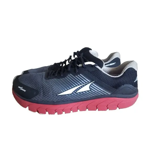 Altra Provision 4 Running Shoes Mens Size 11.5  Black Red White ALOA4PEA034