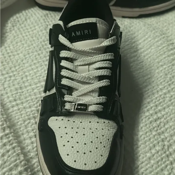 Amiri Black and White Men's Sneakers