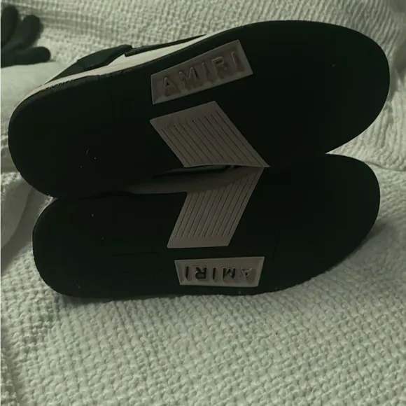 Amiri Black and White Men's Sneakers