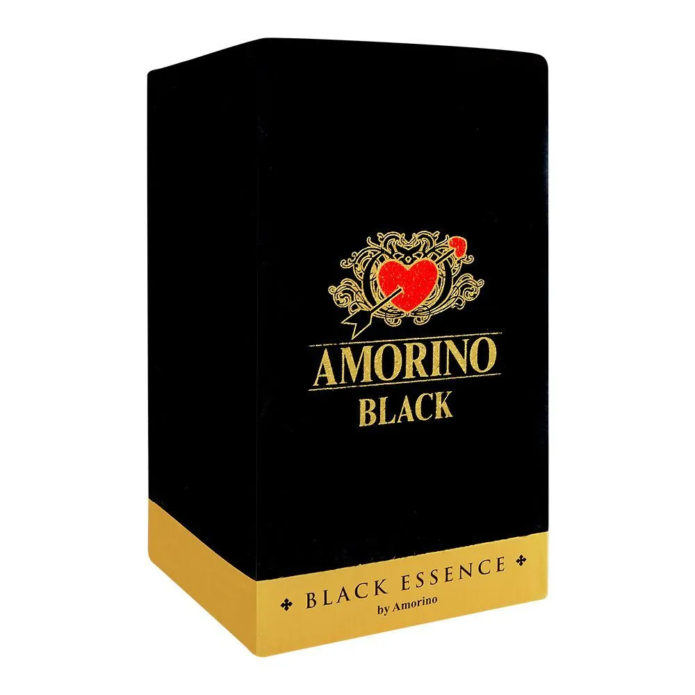 Amorino Black Essence, Eau de Parfum, 100ml | France | Fragrance For Men & Women
