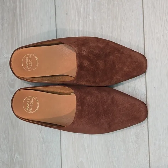Andre Assous Women Suede Normal Featherweights Waterproof shoes sz 9M