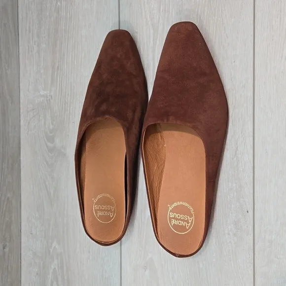 Andre Assous Women Suede Normal Featherweights Waterproof shoes sz 9M