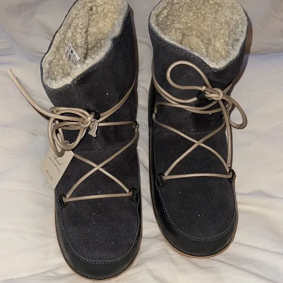 Anniel Anouk snow  boots women natural leather