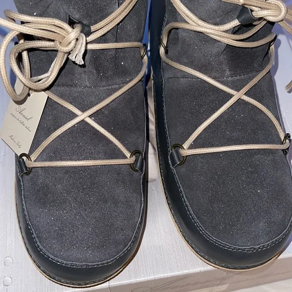 Anniel Anouk snow  boots women natural leather