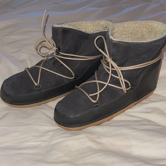 Anniel Anouk snow  boots women natural leather