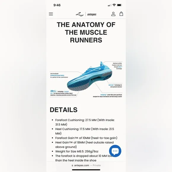 Antepes Muscle Runner Shoes