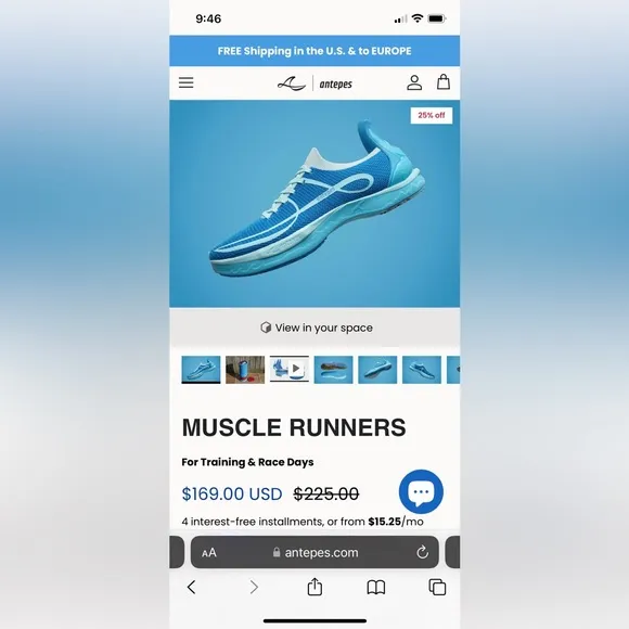 Antepes Muscle Runner Shoes