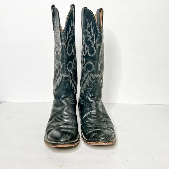 Ariat Black Leather Cowboy Boots Western Size 8 Men’s Yellowstone