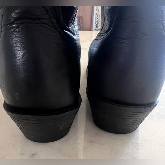Ariat Black Leather Cowboy Boots Women’s Size 6.5 Style # 10001037(15770)
