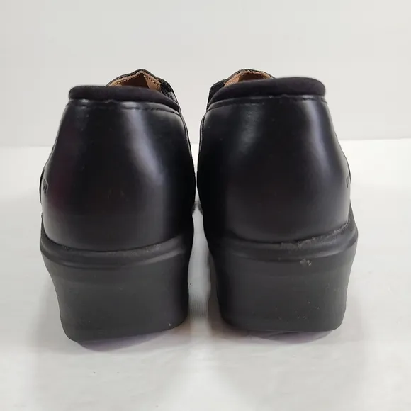 Ariat Black Leather Steel Toe Safety Clog Shoes Women's Size 5.5