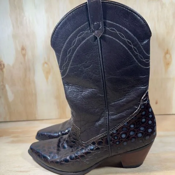 Ariat Dark Brown Cowboy Boots Women’s Size 7.5