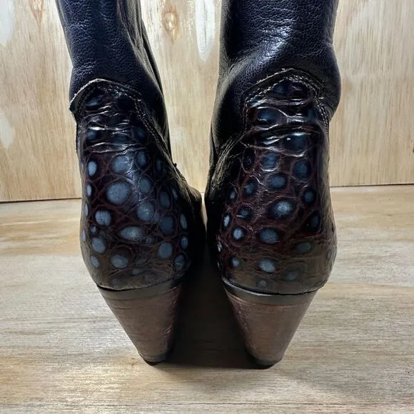 Ariat Dark Brown Cowboy Boots Women’s Size 7.5