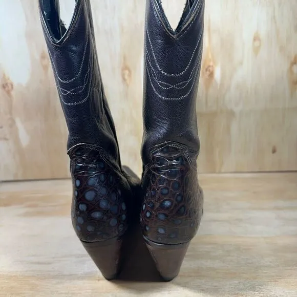 Ariat Dark Brown Cowboy Boots Women’s Size 7.5