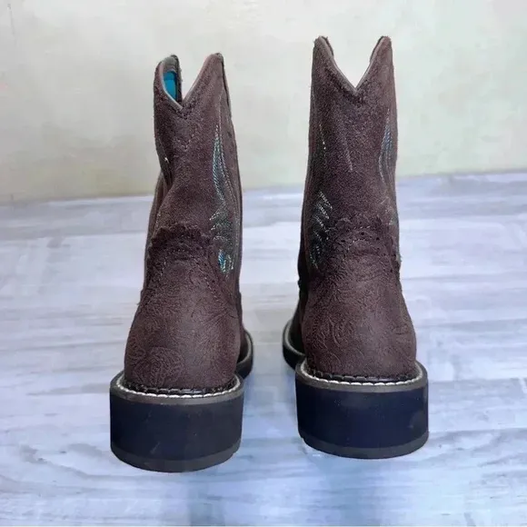 Ariat Fatbaby Heritage Brown Leather Boots Style# 10020062 Women’s size 6B